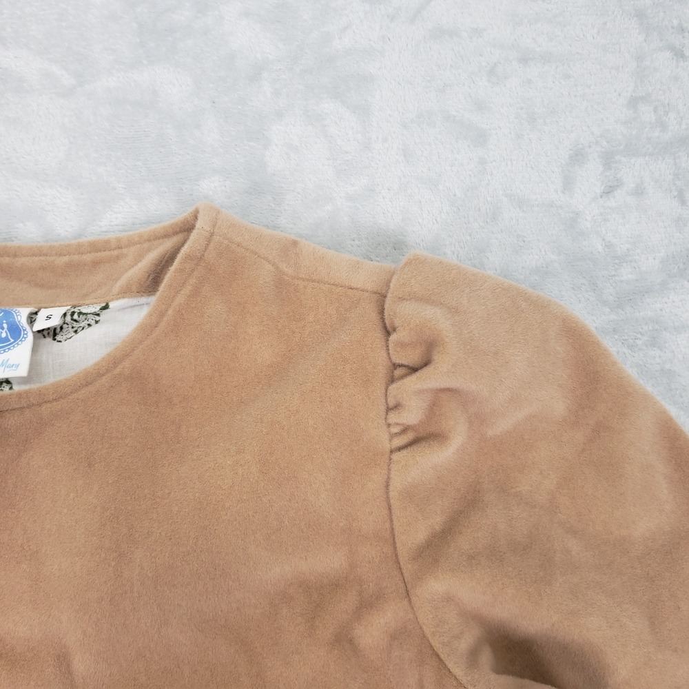 Monogram Mary The Drop Off Coat Tan Belted Trench Jacket Casual Dress Women's S - Picture 6 of 10